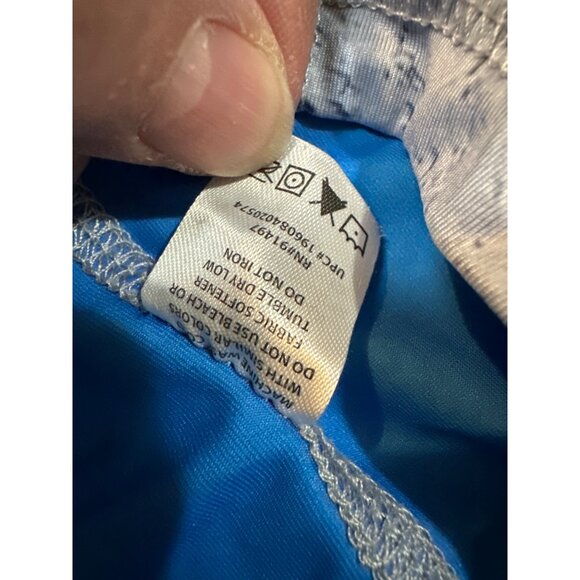 Realtree Fishing 2XL Mens Long Sleeve Performance Fishing Shirt Gray & Blue Poly - Picture 4 of 7